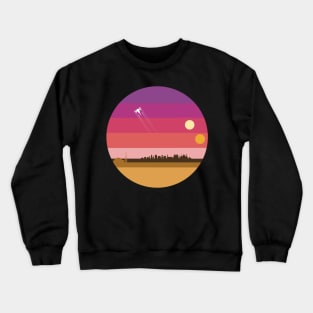 Tatooine N1 Starfighter geometric Crewneck Sweatshirt